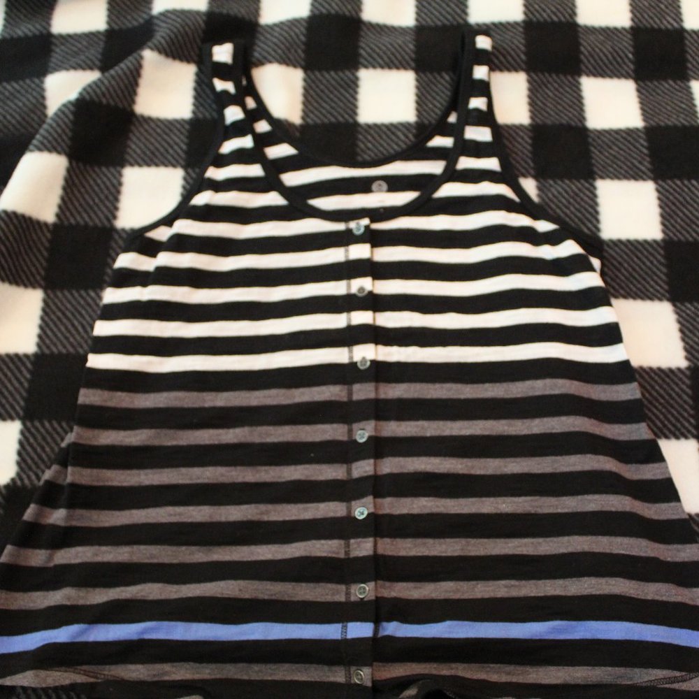 button down tank top